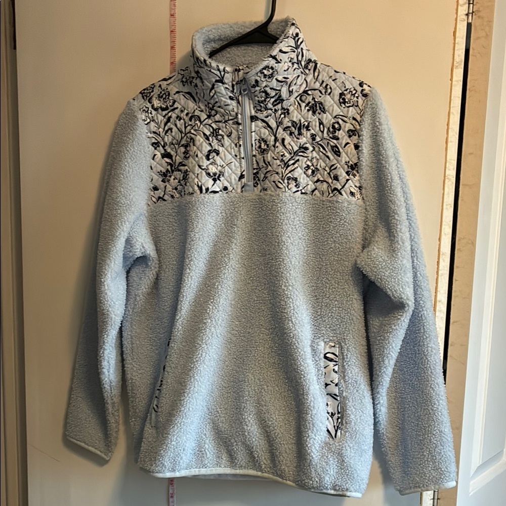 Vera Bradley Womens  Long Sleeve Fleece Pullover large